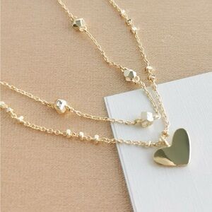 Kendra Scott Ari Heart Gold Necklace ❤️